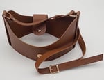 Aksesuar Taba Suni Deri 120x2 cm Saplı Deri Seti Light Gold Metalli