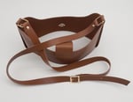 Aksesuar Taba Suni Deri 120x2 cm Saplı Deri Seti Light Gold Metalli