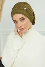 Aksesuarlı Şifon Hazır Türban,HT-95S,HT-95S