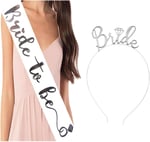 aksuticaret Bride To Be Gelin Kuşağı Ve Bride To Be Metal Taç Seti Gümüş Renk