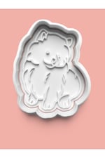 AKTASTORE Pomeranian Köpek Figürü Kurabiye Kalıbı Ve Şeker Hamuru Kalıbı 0323-pomeranian