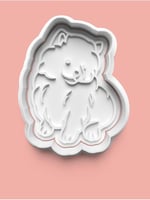 AKTASTORE Pomeranian Köpek Figürü Kurabiye Kalıbı Ve Şeker Hamuru Kalıbı 0323-pomeranian