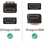 Al-4519 Hdmı L Dirsek 90 Derece Çevirici Dönüştürücü Uzatma Adaptörü