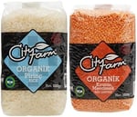ALASIA Cityfarm Organik Pirinç,1000 Gr ve Cityfarm Organik Kırmızı Mercimek 1000 Gr