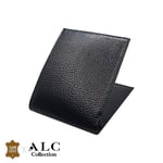 ALC Collection Hakiki Deri Siyah Renk Klasik Yatay Erkek Cüzdan