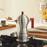 Alessi Pulcina İndüksiyon Tabanlı Espresso Makinesi Mokapot