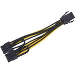 Alfais 4302 Pci e 8 Pin (6+2) 2X Pci-e Ekran Kartı Power Çoklayıcı Kablosu