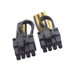 Alfais 4302 Pci e 8 Pin (6+2) 2X Pci-e Ekran Kartı Power Çoklayıcı Kablosu