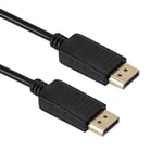 Alfais 4316 Displayport To Displayport Görüntü Monitör Bağlantı Kablosu, Siyah