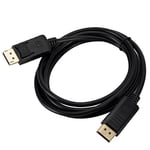 Alfais 4316 Displayport To Displayport Görüntü Monitör Bağlantı Kablosu, Siyah
