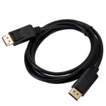 Alfais 4316 Displayport To Displayport Görüntü Monitör Bağlantı Kablosu, Siyah