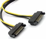 Alfais 4327 2x Sata To 8 Pin (6+2) Pci-e Express Güç Molex Power Kablosu Çevirici Dönüştürücü
