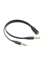Alfais 4457 Kulaklık Mikrofon Çevirici Ayırıcı Dönüştürücü Çoklayıcı Adaptör