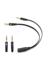 Alfais 4457 Kulaklık Mikrofon Çevirici Ayırıcı Dönüştürücü Çoklayıcı Adaptör