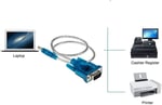 Alfais 4891 Usb Rs232 Çevirici Dönüştürücü 9 pin Uydu Receiver Güncelleme Kablosu
