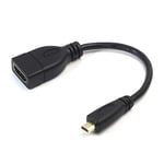 Alfais 5139 Micro Mikro Hdmi Çevirici Dönüştürücü Adaptör Kablosu 15cm
