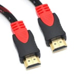 Alfais Al-4241 HDMI Kablosu 1.4B 3D 10 Metre Ara Bağlantı Erkek-Erkek, Siyah