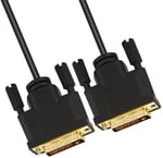 Alfais Al-4577 Dvi to Dvi Monitör Ekran Kablosu Ara Bağlantı Dvi-D 24+1 1.8M