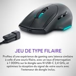 Alienware AW620M Kablosuz Oyun Faresi - Dark Side of The Moon