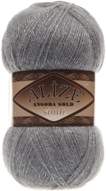 Alize Angora Gold Simli El Örgü İpi 5 Adet (Deniz Köpüğü 515)