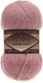 Alize Angora Gold Simli El Örgü İpi 5 Adet (Deniz Köpüğü 515)