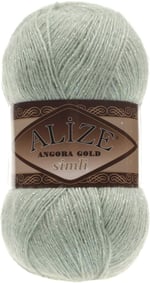 Alize Angora Gold Simli El Örgü İpi 5 Adet (Deniz Köpüğü 515)