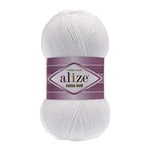 Alize Cotton Gold Pamuk 100gr El Örgü İpi Yünü 55 BEYAZ