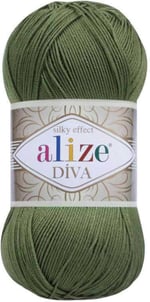 Alize Dinana Merserize ip Yazlık Bikini Bustiyer Bluz Örgü ipi 852 Yeşil Yeşil 852, Alize, Tek Ebat