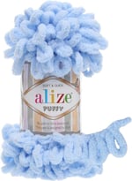 Alize Puffy El Örgü İpi, Parmak Örgü İpi 5 Adet (Pembe 31)