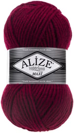 Alize Superlana Maxi El Örgü İpliği 100 gr 390 Vişne