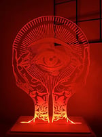 ALL SEEING EYE Gece Lambası 3D 16 Renk