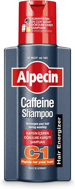 Alpecin Kafeinli Şampuan C1 250ml | Saç Dökülmesini önler ve azaltır | Erkekler için Doğal Saç uzatma Şampuanı | Güçlü Saçlar için Enerji verici | Erkekler için Saç Bakımı | Almanya'da Üretilmiştir