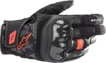 Alpinestars SMX-Z Drystar Mens Leather Motorcycle Gloves Black/Red XL
