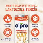 Alpro Şekersiz bitki bazlı laktızsuz Yulaf İçecek 1000 ml