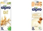 Alpro Yulaf Bitki Bazlı İçecek 1 L ve Alpro Badem Vanilya Bitki Bazlı İçecek 1L