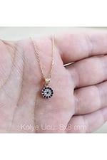Altın Sepeti Gözlü Kolye Ucu