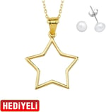 Altın Sepeti Yıldız Kolye