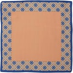 ALTINYILDIZ CLASSICS Desenli Lacivert-Kahve Klasik Mendil