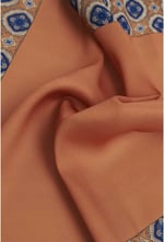 ALTINYILDIZ CLASSICS Desenli Lacivert-Kahve Klasik Mendil