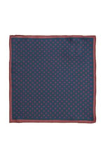 ALTINYILDIZ CLASSICS Desenli Lacivert- Bordo Klasik Mendil