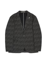 ALTINYILDIZ CLASSICS Erkek Haki Slim Fit Dar Kesim Mono Yaka Kazayağı Desenli Blazer Ceket