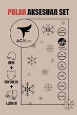 ALTINYILDIZ CLASSICS Polar Bere Boyunluk Eldiven Set