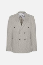 ALTINYILDIZ CLASSICS Slim Fit Dar Kesim Kırlangıç Yaka Pamuklu Desenli Blazer Ceket