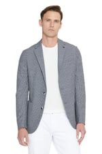 ALTINYILDIZ CLASSICS Slim Fit Dar Kesim Mono Yaka Desenli Blazer Ceket