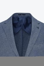 ALTINYILDIZ CLASSICS Slim Fit Dar Kesim Mono Yaka Desenli Ceket
