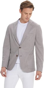 ALTINYILDIZ CLASSICS Slim Fit Dar Kesim Mono Yaka Desenli Blazer Ceket
