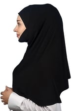 Altobeh Hazır Türban Peçeli Pratik Eşarp Tesettür Nikaplı Hijab, T06