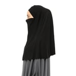 Altobeh Hazır Türban Peçeli Pratik Eşarp Tesettür Nikaplı Hijab, T06