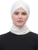 Altobeh Inci Taçlı Atkılı Tesettür Bone