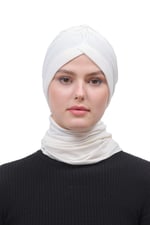 Altobeh Inci Taçlı Atkılı Tesettür Bone